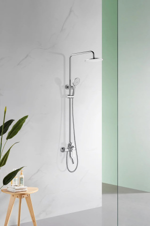 Душевая система с изливом Arrow AG3309CP хром